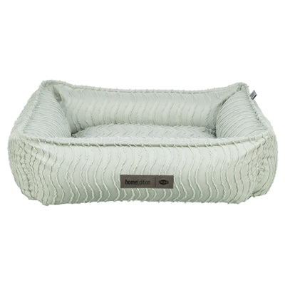 Kreek hondenmand – golfpatroon saliegroen