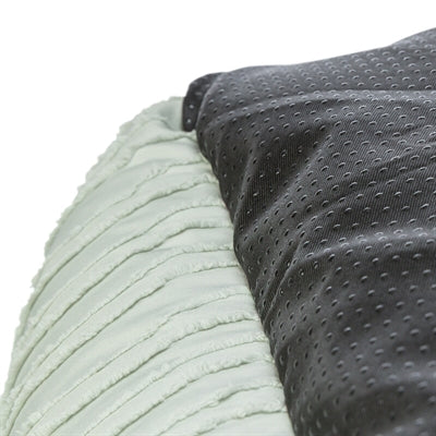 Kreek hondenmand – golfpatroon saliegroen