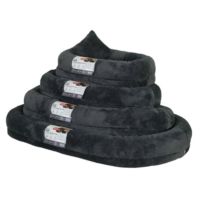 Wolk ovale hondenmand – grijs