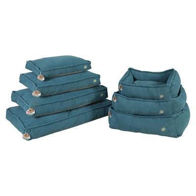 Nacht hondenkussen – ribfluweel blauw